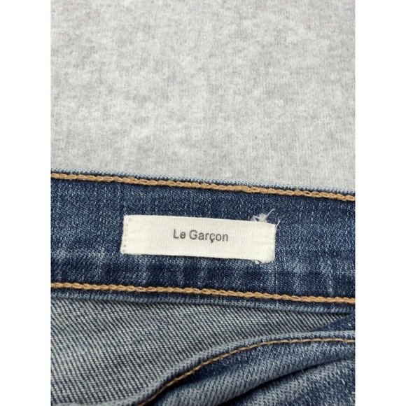 FRAME Le Garcon Womens 27 Mid Rise Slim Boyfriend Jeans 27x27 Blue - Picture 7 of 15